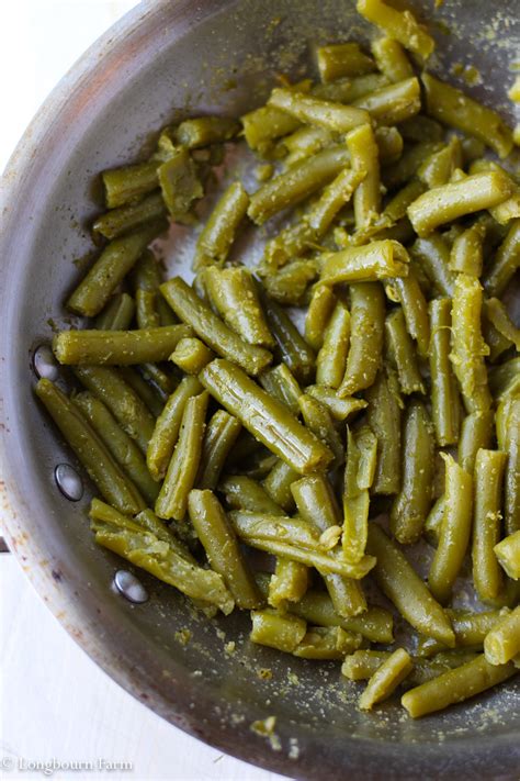 Green bean minestrone · green bean mac 'n' cheese · fry bodi (caribbean green beans) · green bean casserole · green beans with shallots, garlic & . Easy & Flavorful Canned Green Bean Recipe • Longbourn Farm