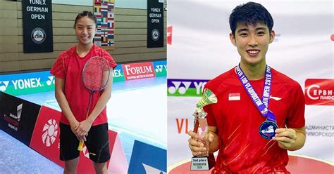 He is a star badminton player among all the celebrities. S'porean shuttlers Yeo Jia Min, 20 & Loh Kean Yew, 22 ...