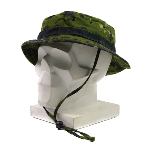 Genuine Danish Army Boonie Hat Military M84 Flecktarn Camo Jungle