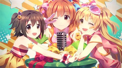 Wallpaper Idolmaster Anime Group Girls Moe Resolution3840x2160