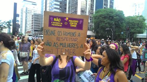 No M Milhares De Mulheres V O S Ruas Observat Rio Da Sociedade Civil