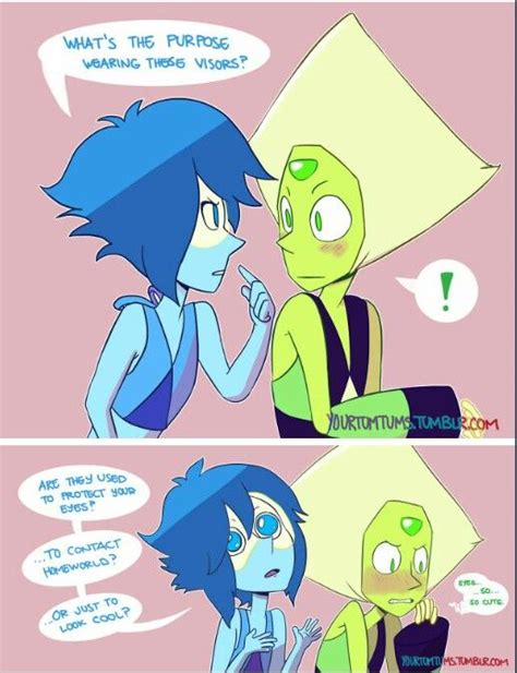 Steven Universe Lapis And Peridot Cute Comic Lapidot Dont Ship It But It Was Too Cute To Not