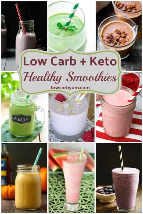 Great smoothie for breakfast or a snack. 20 Deliciously Healthy Low Carb Smoothies | Low Carb Yum