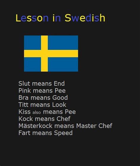 Swedish Learn Swedish Swedish Language Swedish Quotes