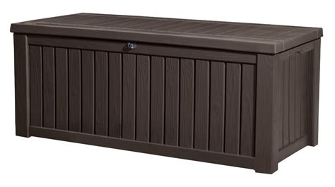 Shop a huge online selection at ebay.com. Keter Rockwood Storage Box - Dark Brown Wood Effect - £149 ...