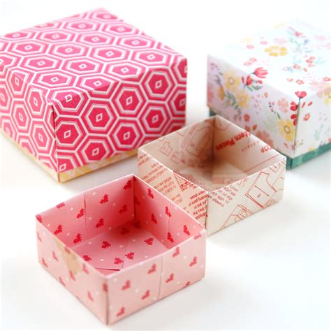 How To Fold An Origami Gift Box Gathering Beauty