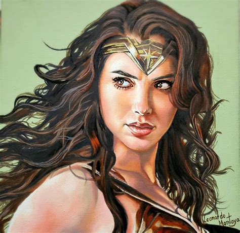Wonder Woman Drawing Gal Gadot Fine Art Print Ph