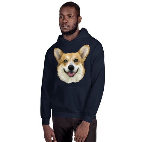 Cute Corgi Dog Sweater Unisex Hoodie Etsy
