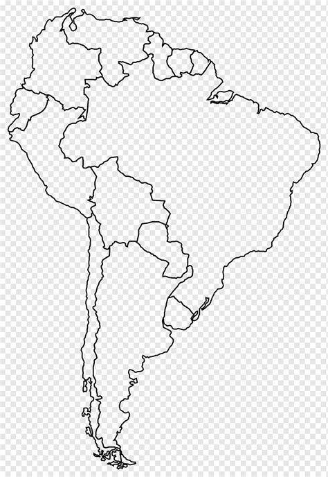 Página América Do Sul Livro Para Colorir Mapa Em Branco Mapa Branco