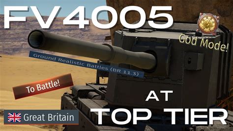 183mm Hesh At Top Tier Fv4005 War Thunder Youtube