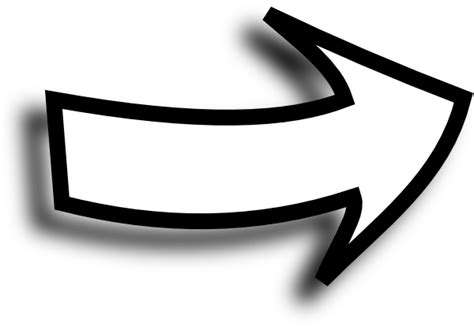 White Arrow Sideways Clip Art At Vector Clip Art Online
