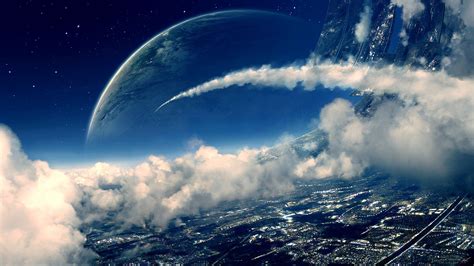 Futuristic Planet Wallpapers Top Free Futuristic Planet Backgrounds