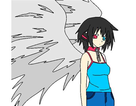 Gifs, animaciones de la categoría angeles. Dibujo de Ángel con grandes alas 1 pintado por Anime-chan en Dibujos.net el día 09-05-13 a las ...