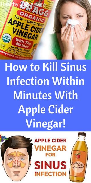 How To Kill Sinus Infection Within Minutes With Apple Cider Vinegar