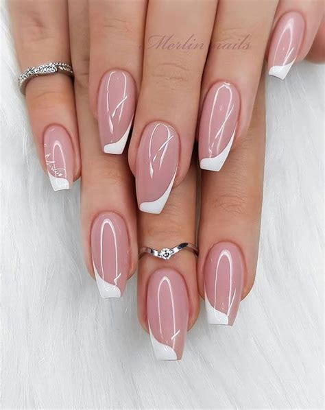 French Tip Nails With Color French Manicure Designs With Color