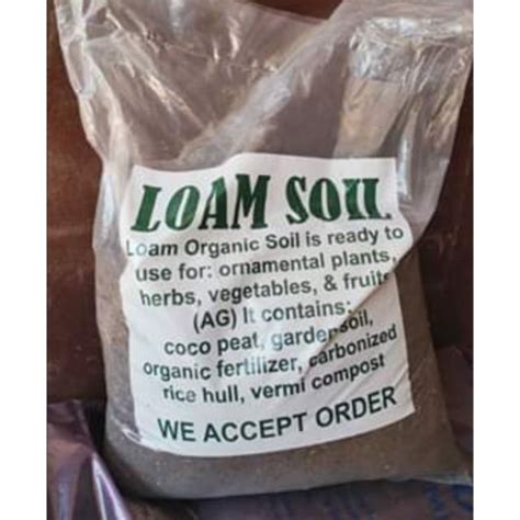Loam Soil Potting Mix Organic Garden Shopee Philippines