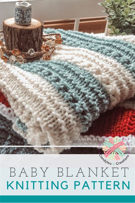 Knitting The Cuddly Soft Baby Blanket Pattern Candyloucreations