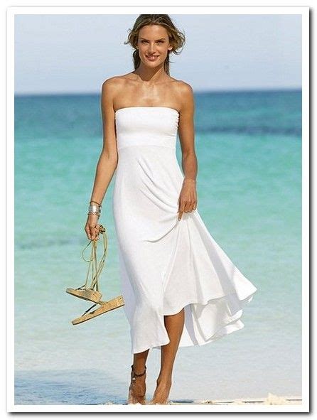 21 beach wedding dresses for destination brides. hemsandsleeves.com casual bridesmaid dresses (16) # ...
