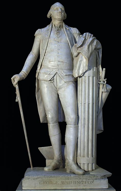 George Washington Jean Antoine Houdon 17881792 Ce Marble Ap Art