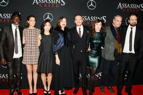 Assassin's creed is about a corporation who wants to unlock history's dark secrets. Assassin's Creed Cast Turn out for Official New York ...