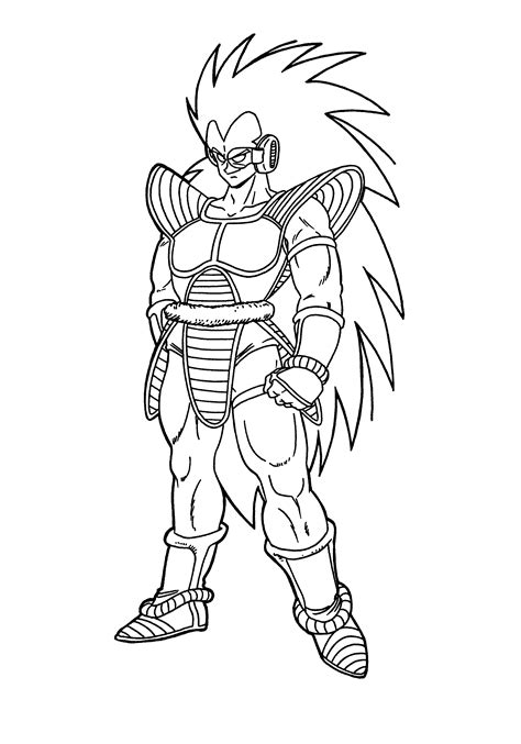 Dragon Ball Z Gotenks Coloring Page Coloring Home