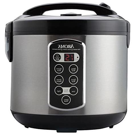 Aroma Housewares ARC 2000ASB Professional 10 Cup 20 Cup Digital Rice Cooker