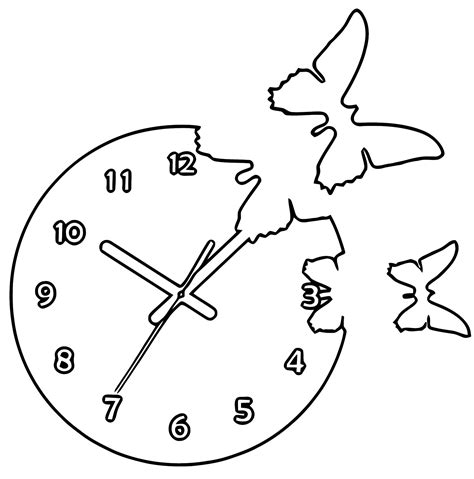 Clock Coloring Page Wecoloringpage Wecoloringpage