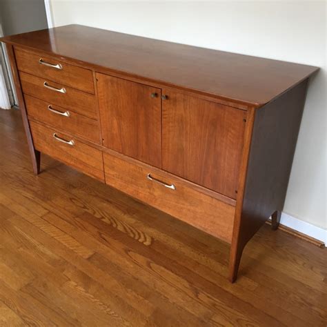 Vintage Mid Century Walnut Credenza From The Modern Series By Drexel