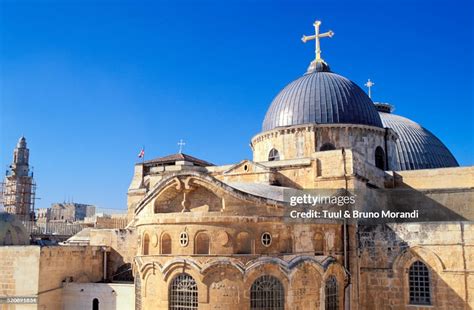Israel Jerusalem Church Of The Holy Sepulcher In The Old City Of