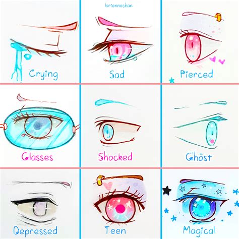 Eye Expressions Sheet 4 By Larienne Eye Drawing Drawing Ideas