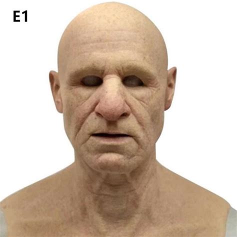 Buy New Old Man Masks Halloween Cosplay Props Scary Horror Facepiece Unisex Adulta At Affordable