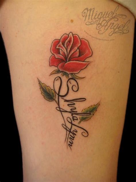 Small rose tattoo ideas and designs for women and men. Best 25+ Rose tattoo with name ideas on Pinterest ...