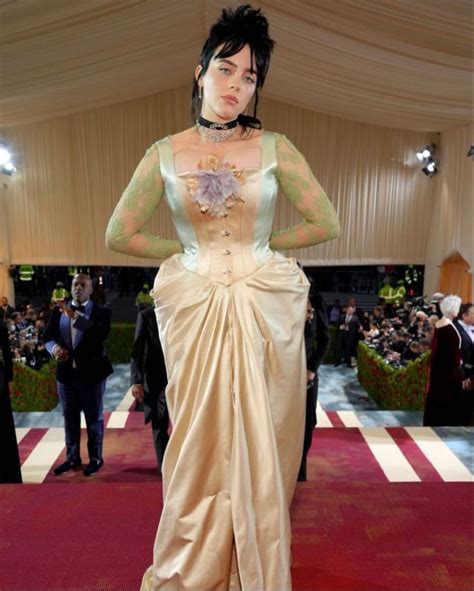Billie Eilish On The Red Carpet For The 2022 Met Gala May 2nd 2022 At