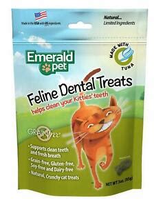 The first thing that caught our attention was how many boxes this toy checked. Cat Chews for Teeth Cleaning ,Emerald Pet - Feline Dental ...