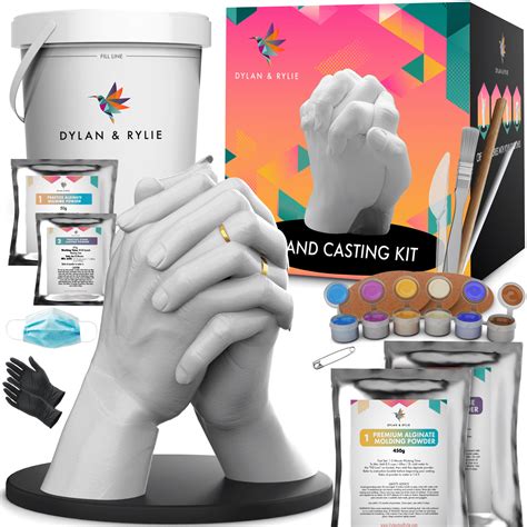 Hand Casting Kit Couples Plaster Hand Mold Casting Kit Diy Kits For