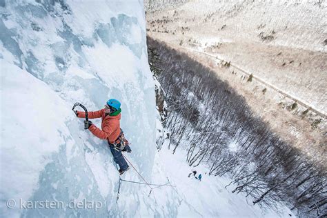 Ice Climbing A Leaders Game Fox Mountain Guides