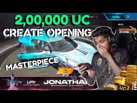 JONATHAN GAMING 2 00 000UC BUGATTI CRATE OPENING Create Opening Bgmi