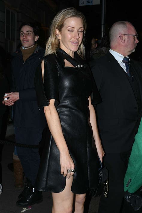 Denies relationship with ed sheeran! Ellie Goulding - Arrives at British Vogues Fashion and ...