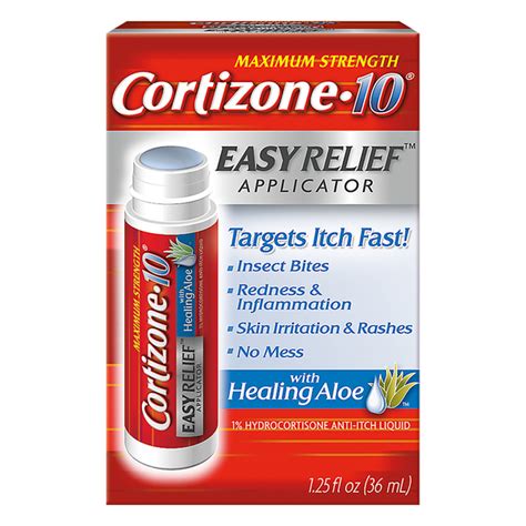 Save On Cortizone 10 1 Hydrocortisone Anti Itch Liquid With Aloe Maximum Strength Order Online
