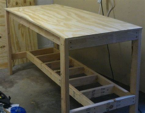 We produce our furniture from solid wood, mdf, multiplex. We then attached the 6 foot by 30" deep top plywood board ...