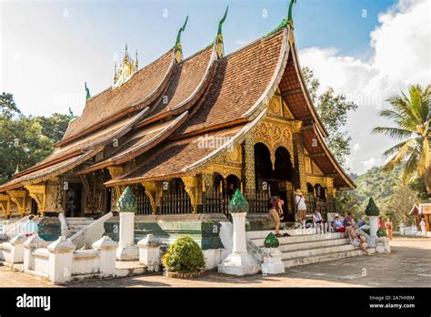 Wat Xieng Thong Temple Of The Golden City A Buddhist Temple In Luang