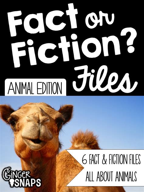 Ginger Snaps Fact Or Fiction Files Animal Edition