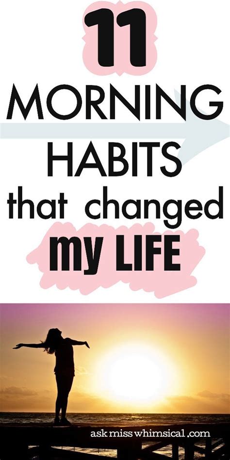 Healthy Morning Habits 11 Morning Habits That Will Change Your Life