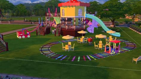 Sanjana Sims Joyful Kids Playground Set • Sims 4 Downloads