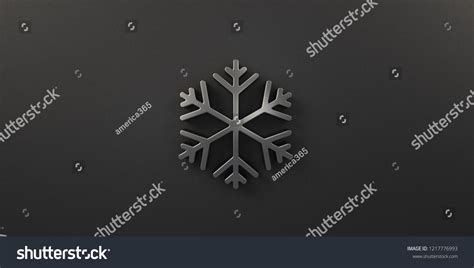 Silver Snowflake - 3D Render Illustration #christmas #winter #holiday # ...