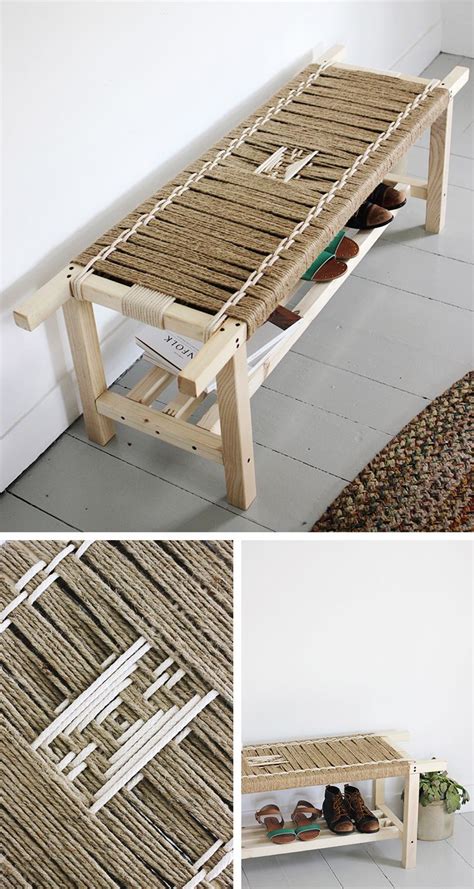 Diy Woven Bench Handmade Furniture Design Diy Woven Bench Woven