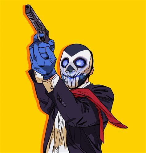 You Can Run But You Can't Hide Payday 2 Halloween - A request I did - Wolf fanart : paydaytheheist