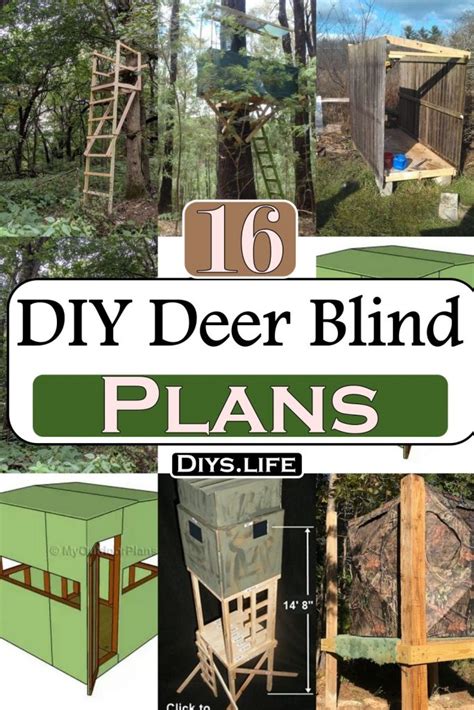 16 Diy Deer Blind Plans For Hunting Season Diys