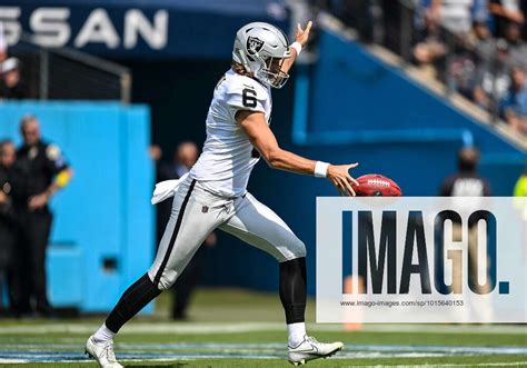 Nashville Tn September 25 Las Vegas Raiders Punter Aj Cole 6