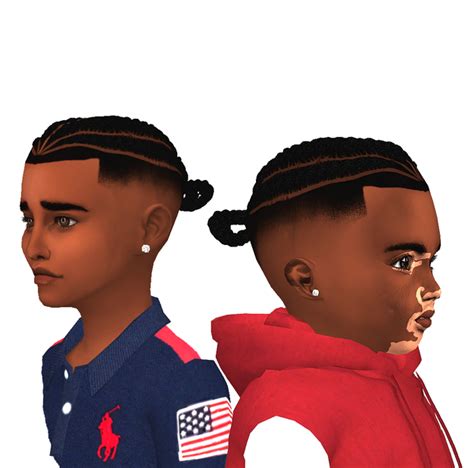Ebonix Omari Toddler Hair Sims 4 Sims 4 Cc Kids Clothing Sims Hair